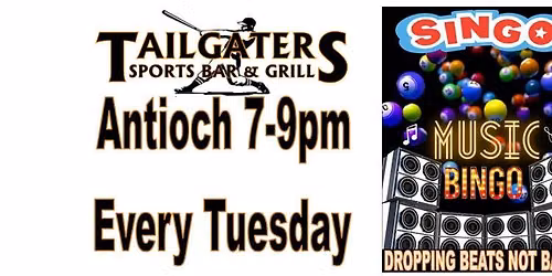 Singo "music bingo" Game Night at Tailgaters Sports Bar & Grill in Antioch