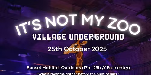 It\u2019s Not My Fault presents \u201cIt\u2019s Not My Zoo\u201d