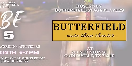 VIBE at 5 Hosted by Butterfield Stage Players