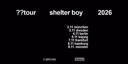 SHELTER BOY - Dresden - Ostpol