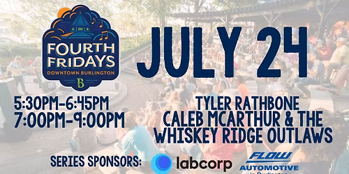 4th Fridays Concert Series- July 2026