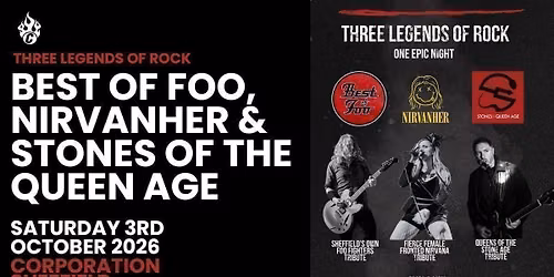 The Ultimate Alternative Rock Tribute Night - Foo Fighters, QOTSA & Nirvana