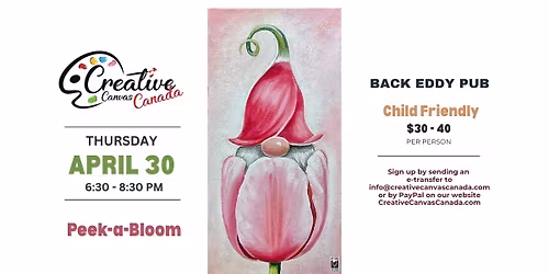 Terrace: Peek-a-Bloom - Thursday, April 30, 2026 6:30 - 9:00 p.m.