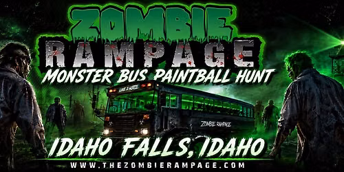 Zombie Rampage Monster Bus Paintball Hunt in Idaho Falls!