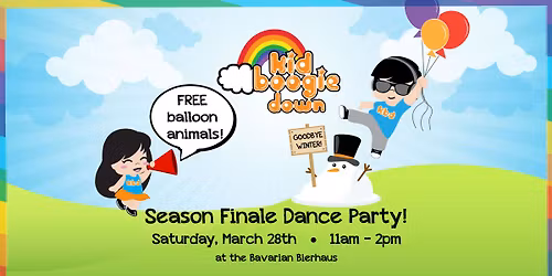 Kid Boogie Down's Season Finale Dance Party