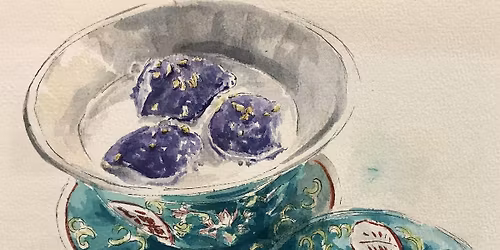 Art Jam x Tang Yuan in Watercolour by Janice Chin