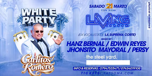 WHITE PARTY + SPECIAL GUEST \ud83e\udd0d LIVING