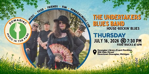 The Undertakers Blues Band at Dowagiac Music in the Park