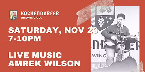 Live Music - Amrek Wilson