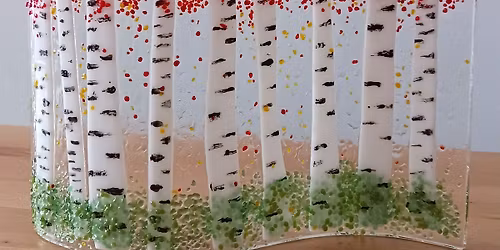 Make Fused Glass Aspen Trees