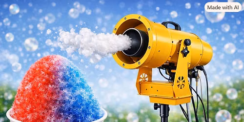 End of Summer Foam and Sno Cones