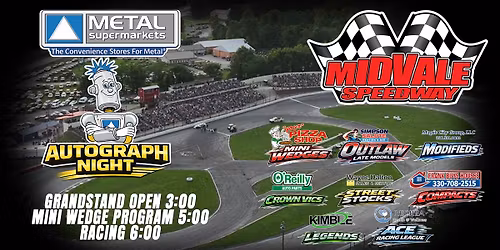 Autograph Night Presented by Akron Metal Superstore