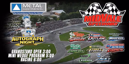 Autograph Night Presented by Akron Metal Superstore
