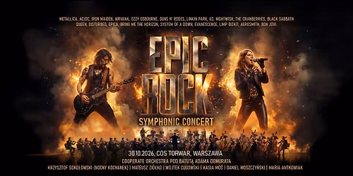 EPIC ROCK: Symphonic Concert | Warszawa