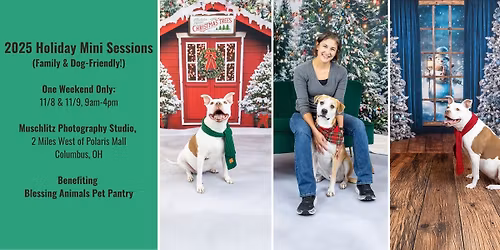2025 Family & Dog-Friendly Holiday Mini Sessions