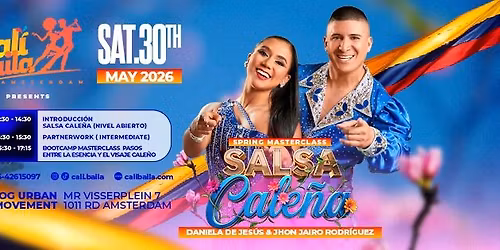 Pre Summer Masterclass - Salsa Cale\u00f1a by Daniela de Jesus y Jhon Jairo Rodriguez