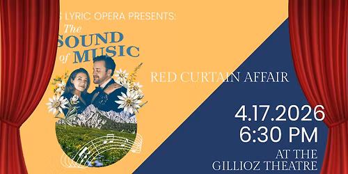 THE SOUND OF MUSIC RED CURTAIN AFFAIR