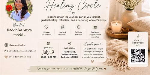 Women's Healing Circle: Inner Child Healing & Guided Meditation