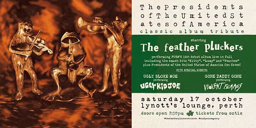 THE FEATHER PLUCKERS - PUSA TRIBUTE | Lynott's Lounge, Perth WA