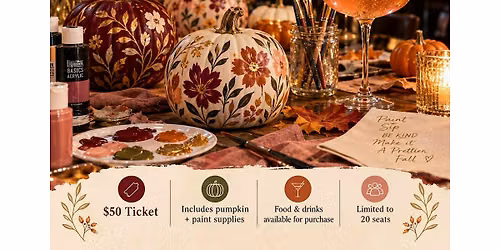 Painted Pumpkins: A Fall Night Out