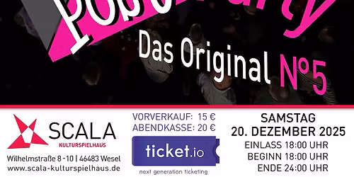 POST PARTY - Das Original N\u00b05 +++AUSVERKAUFT+++