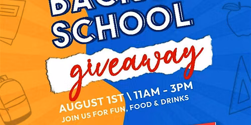 Backpack & Supply giveaway