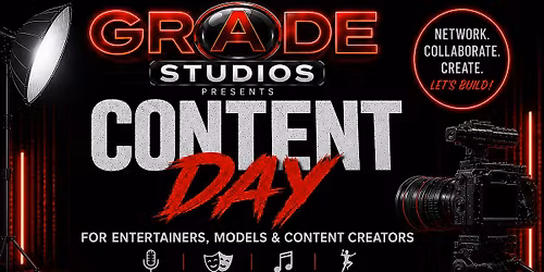 Content Creator Day at Grade A Studios