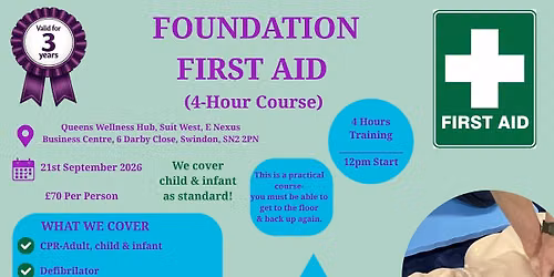 Foundation First Aid Course-4 hours