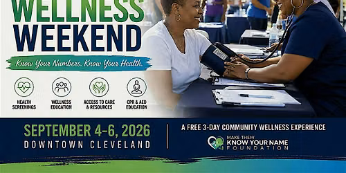 Pop Up in the Park Wellness Weekend 2026