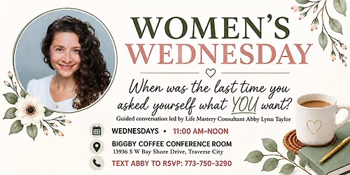 Women's Wednesday - a weekly guided conversation