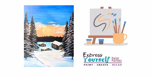 Snowy Pines Paint Party @ Clacton