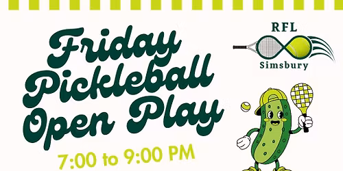 Friday Pickleball Open Play