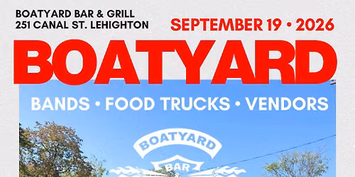 Boatyard Annual Bash
