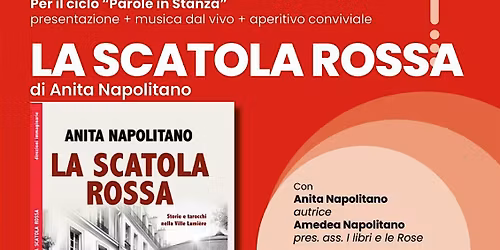 Presentazione libro "La scatola rossa" di Anita Napolitano