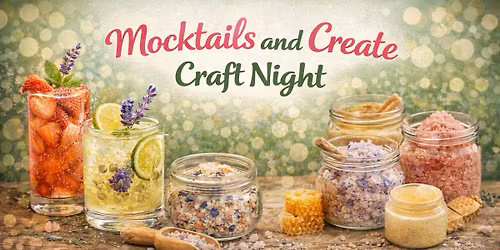 Mocktails and Create Craft Night