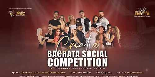Croatia Bachata Social Competition - Registration is OPEN