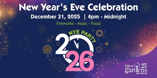 New Year's Eve at Gilroy Gardens