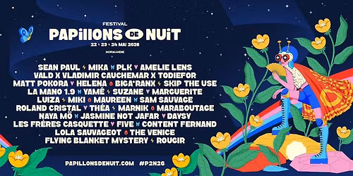 Festival Papillons de Nuit \u00b7 22, 23 et 24 mai 2026 \u00b7 Normandie