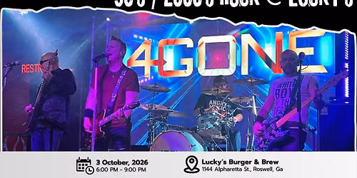 90s & 2000s ROCK @ Lucky's Burger & Brew