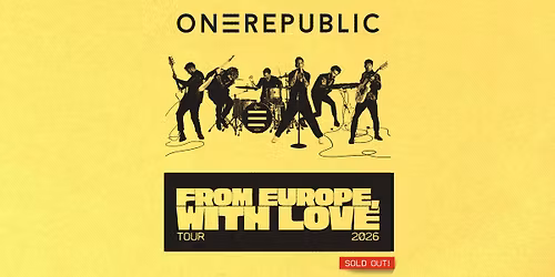 Ausverkauft! OneRepublic \u2022 From Europe, With Love \u2022 Clam Live