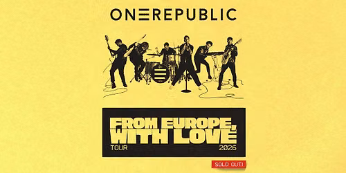 Ausverkauft! OneRepublic \u2022 From Europe, With Love \u2022 Clam Live