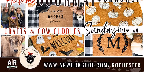 Fall Doormats at Mini Mitten Acres!