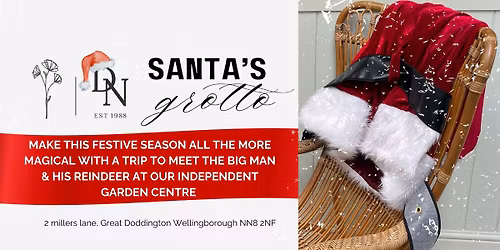 Santas Grotto at Doddington Nurseries 