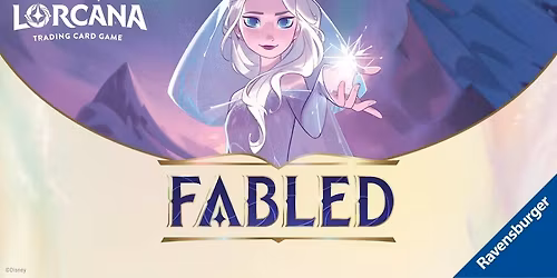 Disney Lorcana Trading Card Game Fabled Set Championship