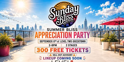 Sunday Bliss: Summer Bliss Appreciation Party