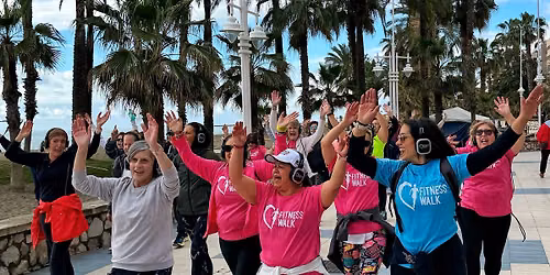 6 Septiembre  FitnessWalk® Valencia en el Paseo Marítimo