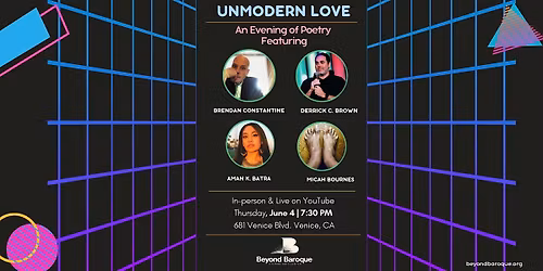 Unmodern Love: An Evening of Poetry