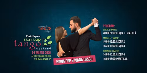 StartUP Tango Weekend, 6-8 Martie 2026, Cluj-Napoca