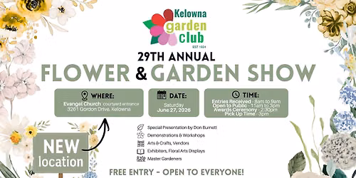 KGC's 29th Annual Flower & Garden Show