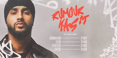 Sukha - \u2018Rumour Has It Tour\u2019 - Birmingham